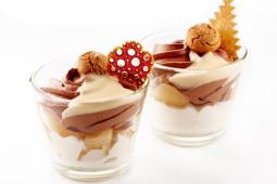 Schokomousse "Birne Helene"