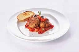 Albondigas "Portuguese" mit Kartoffelbrot