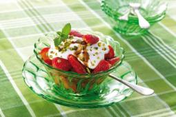Erdbeeren mit Aceto Balsamico und Mascarponecreme