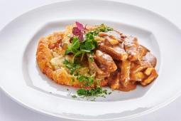Züricher Geschnetzeltes von Pilzen