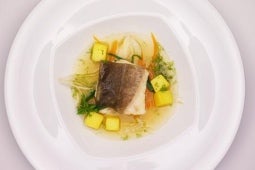 Kabeljau aus dem Fenchelsud