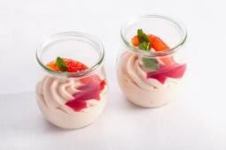 Blutorangen-Joghurt-Creme