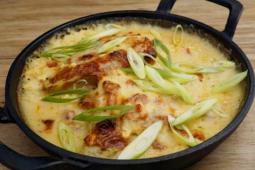 Fenchel-Auflauf mit Camembert-Sauce