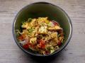 Asiatische vegane Filet-Streifen aus dem Wok