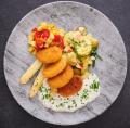 Baltischer Frühlingssalat/ vegane Nuggets