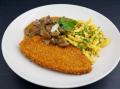 Garden Gourmet Veganes Schnitzel mit Pilzsauce