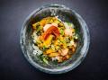 Butter-Curry mit veganen Filetstücken