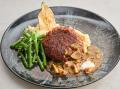 Stroganoff veganes Hacksteak
