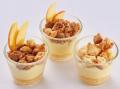 Vanille Brot Pudding mit Crumble
