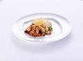 Veganes Pilzragout mit Haselnusssauce