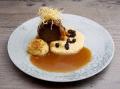 Sauerbraten, Rosinenschaum, Printen Polenta