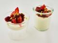 Creme "Mozzarella di Buffalo" mit Cranberry-Tomaten-Salat