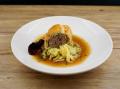 Lammstrudel auf Wirsing