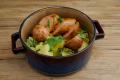 Sensational Bratwurst mit Kartoffel-Lauch-Ragout