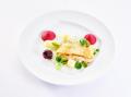 Kabeljaufilet mit Apfel-Gurken-Sauce