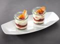 Crunchy Vanillemousse mit Oma's Physalis-Rhabarber-Confit