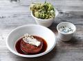 Garden Gourmet - Japan - Teriyaki Burger mit Tempura Gemüse und Zitronen Nori Dip