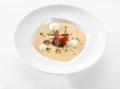 Maronen-Kartoffelsuppe mit Schmand