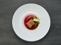 Semerrolle vom Kalb mit Lakritzjus