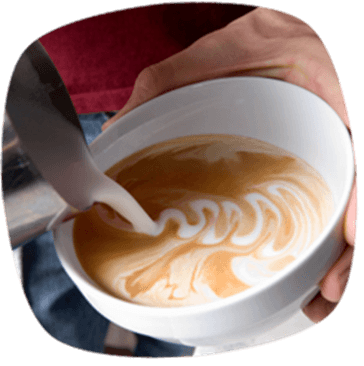 Glas Kaffee