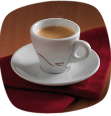 Glas Kaffee