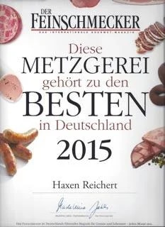 Dry Aging Feinschmecker Metzgerei Haxen Reichert 2015
