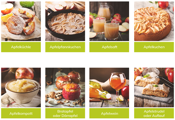 Apfel Infografik