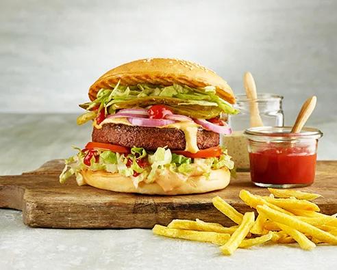 Veganer Burger